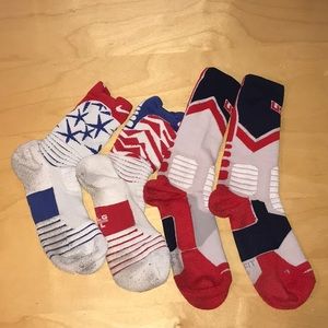 Used Nike Elite Socks - Large - 2 Pairs